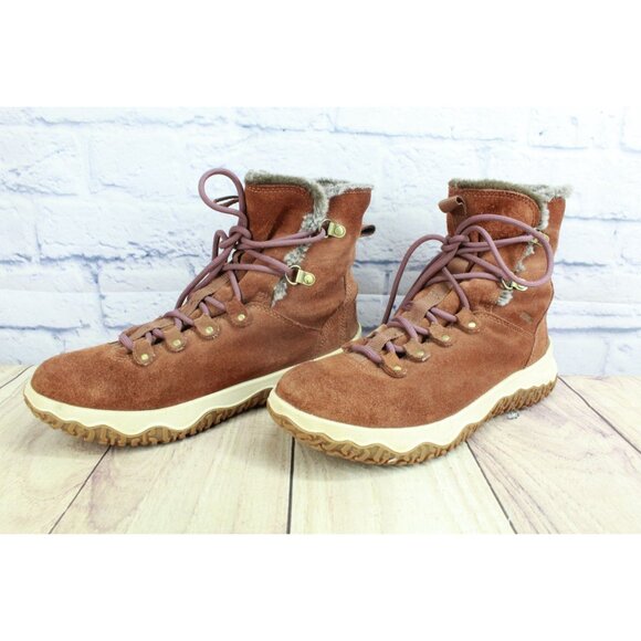 LL Bean Day Venture Insulated Boots Lace Up Brown Size 9.5 M - Picture 2 of 9